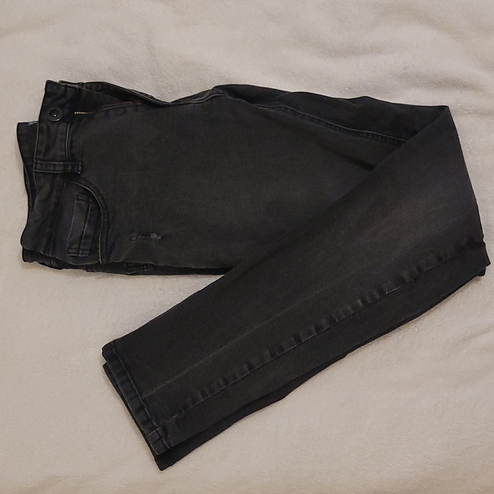 Torn style modern jeans